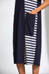 Peruzzi S25155 Stripe Panel Dress